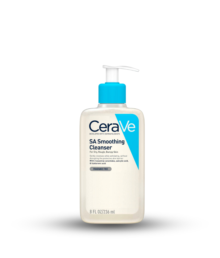 CeraVe SA Smoothing Cleanser with Salicylic Acid for Dry