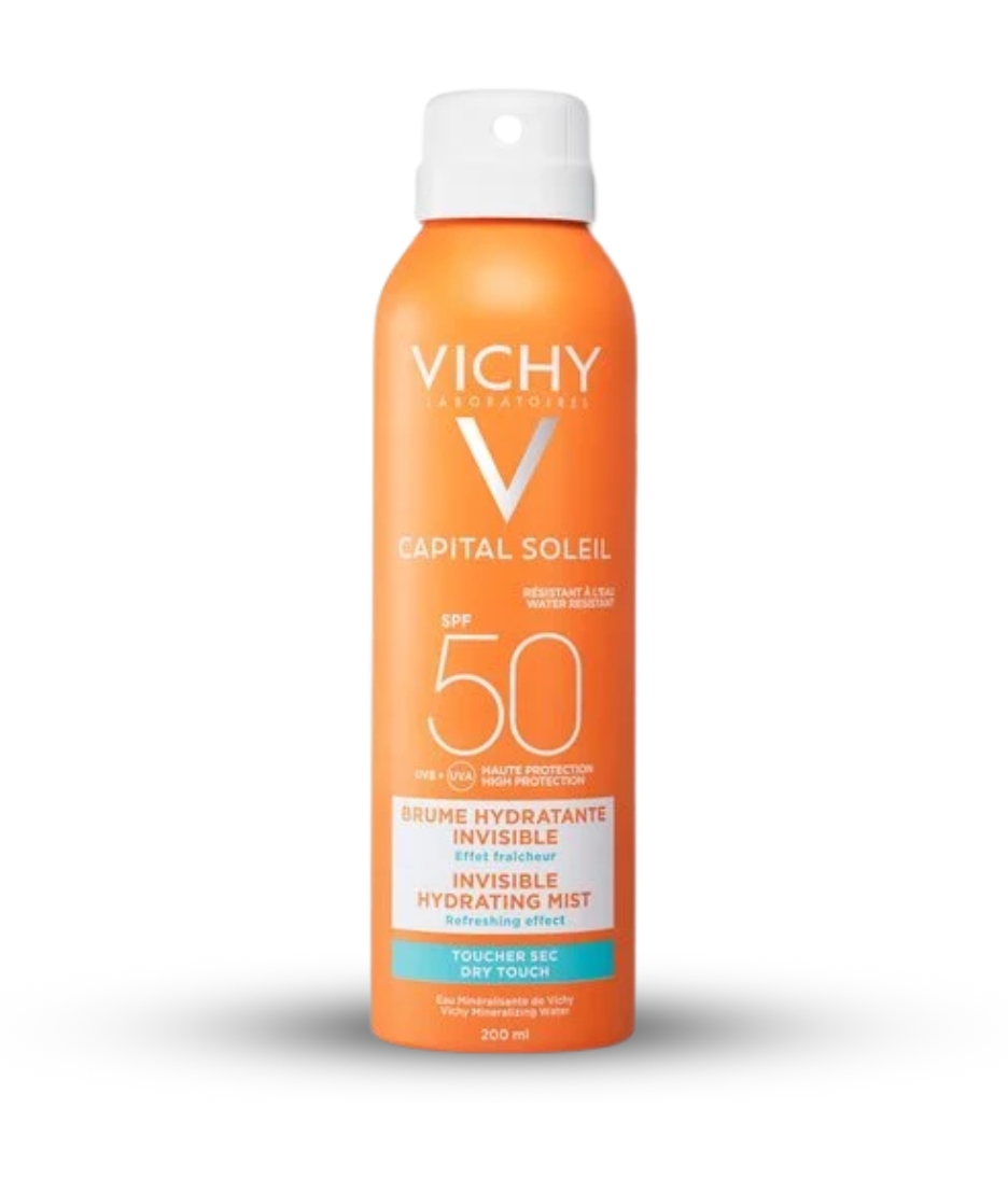 Vichy Ideal Soleil Hydrating Mist Spf50 200ml - Genuine &