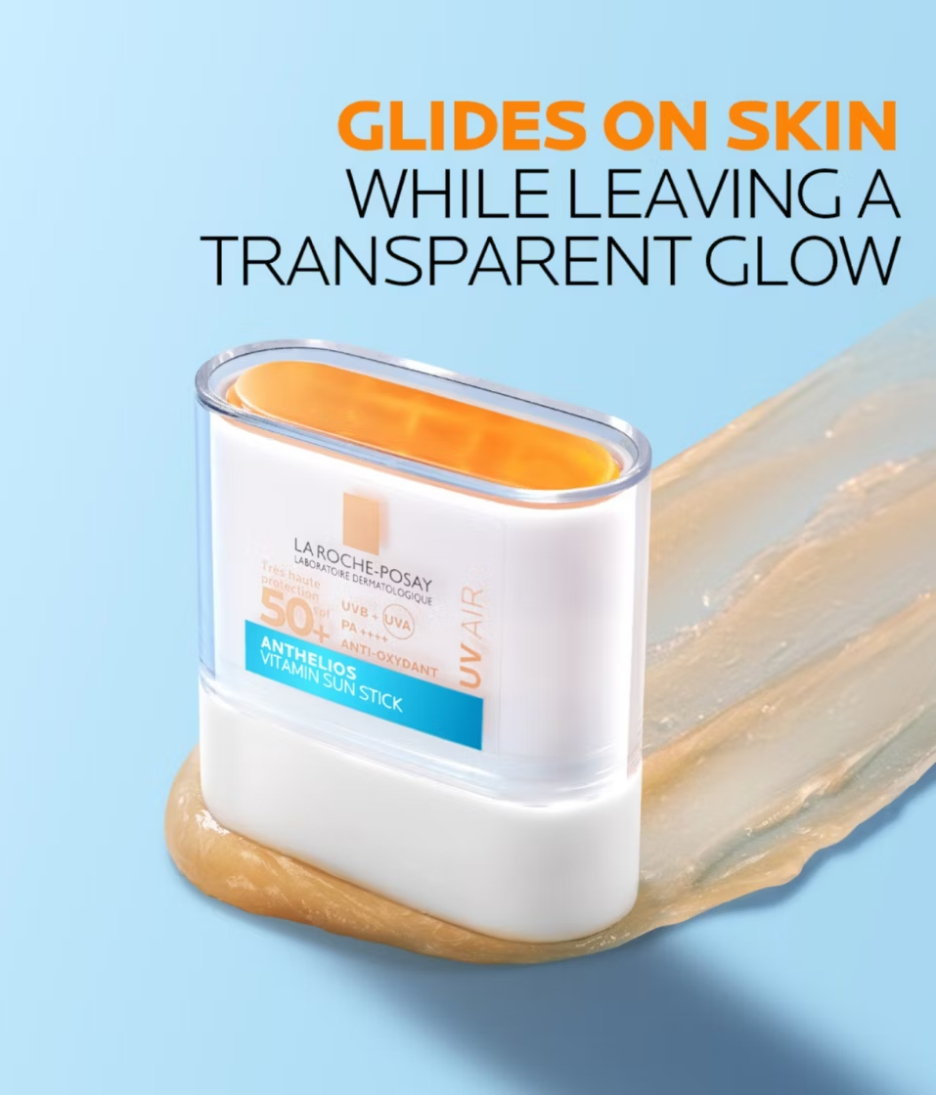La Roche-Posay Anthelios UVAIR Vitamin Sun Stick SPF50+ product lifestyle