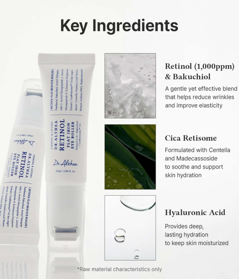 Retinol Flat iron Eye Roller