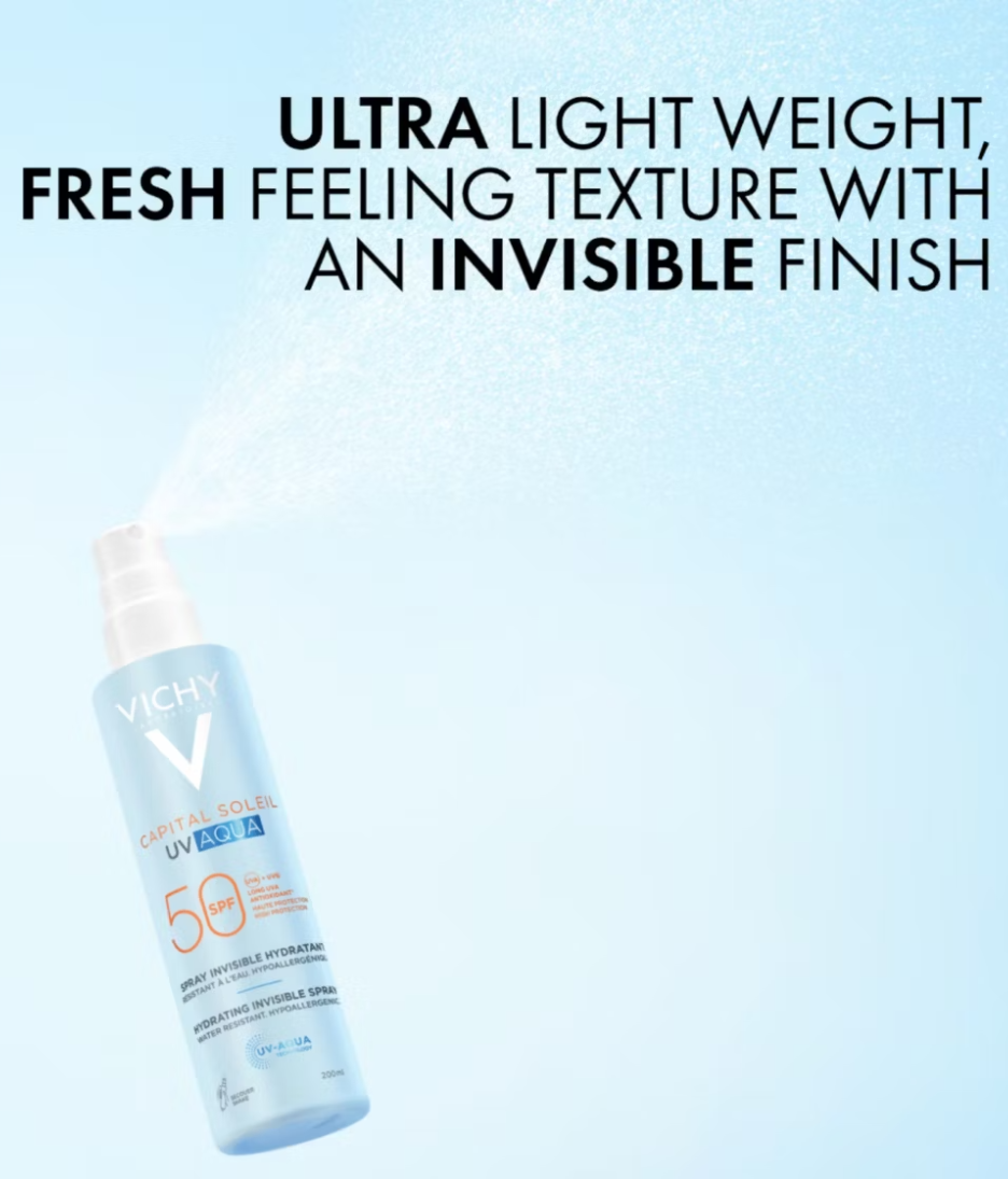 UV Aqua Hydrating Invisible Spray