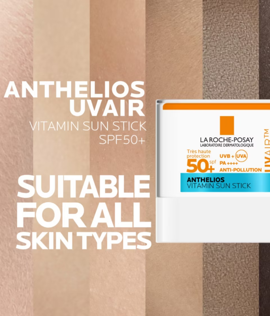 La Roche-Posay Anthelios UVAIR Vitamin Sun Stick SPF50+ product lifestyle