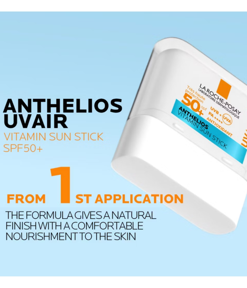 La Roche-Posay Anthelios UVAIR Vitamin Sun Stick SPF50+ product lifestyle
