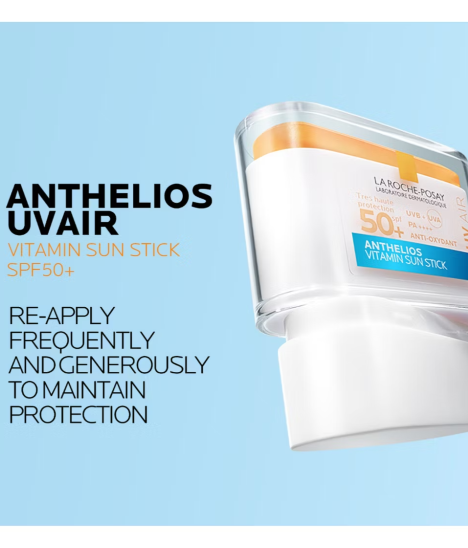 La Roche-Posay Anthelios UVAIR Vitamin Sun Stick SPF50+ product lifestyle