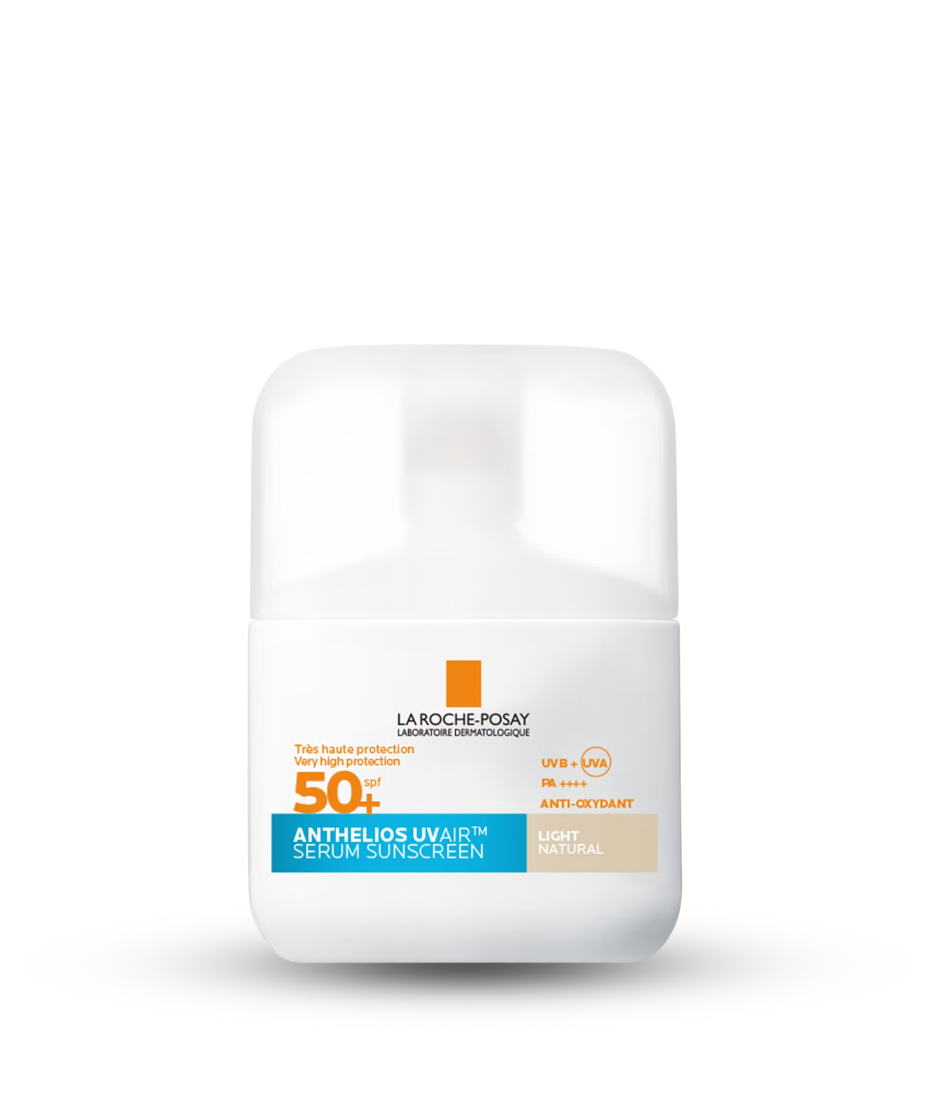 La Roche-Posay Anthelios UVAIR Serum Sunscreen SPF50+ product shot white background