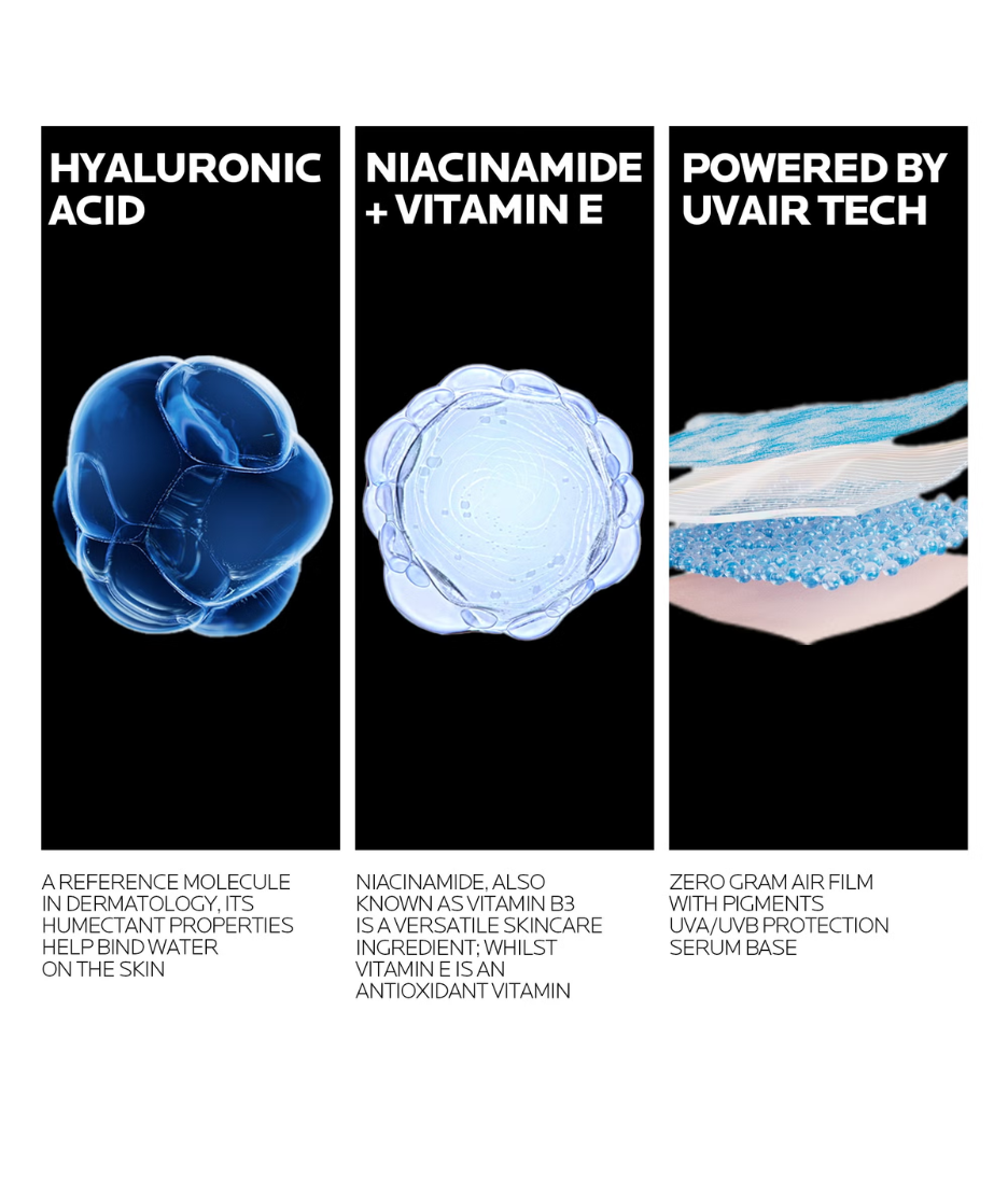 La Roche-Posay Anthelios UVAIR Serum Sunscreen SPF50+ Ingredients