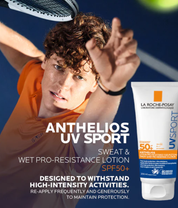 Anthelios UVSPORT Wet & Sweat Pro-Resistance Lotion SPF50+ how to apply