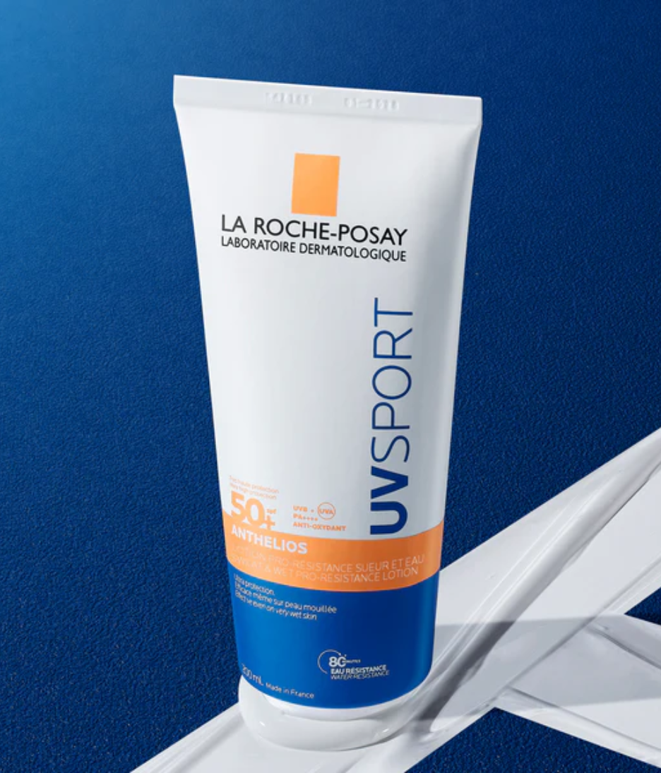 Anthelios UVSPORT Wet & Sweat Pro-Resistance Lotion SPF50+ lifestyle