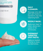 Cerave Blemish clay-to-foam cleanser how to use