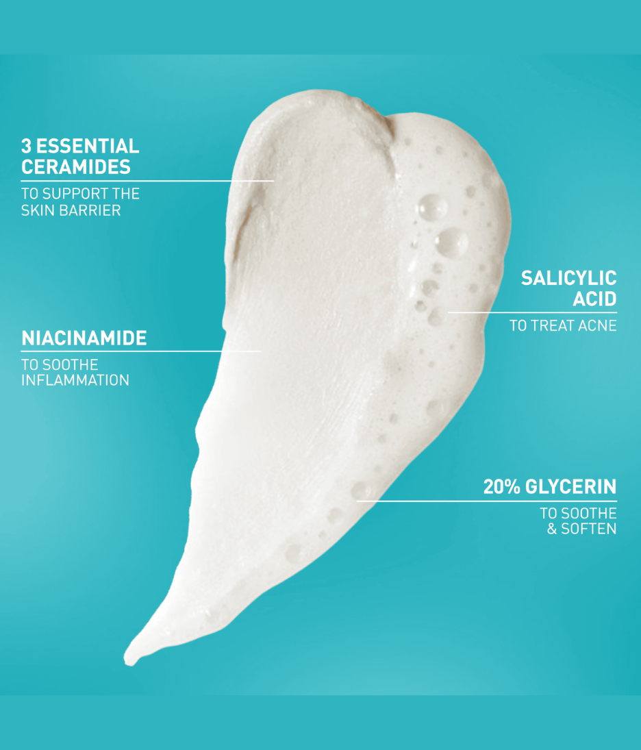 Cerave Blemish clay-to-foam cleanser  ingredients