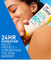 Invisible hydrating sunscreen