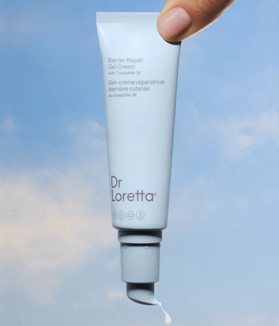 Dr. Loretta Barrier Repair Hydrating Gel Cream 50ml product shot lifestyle background
