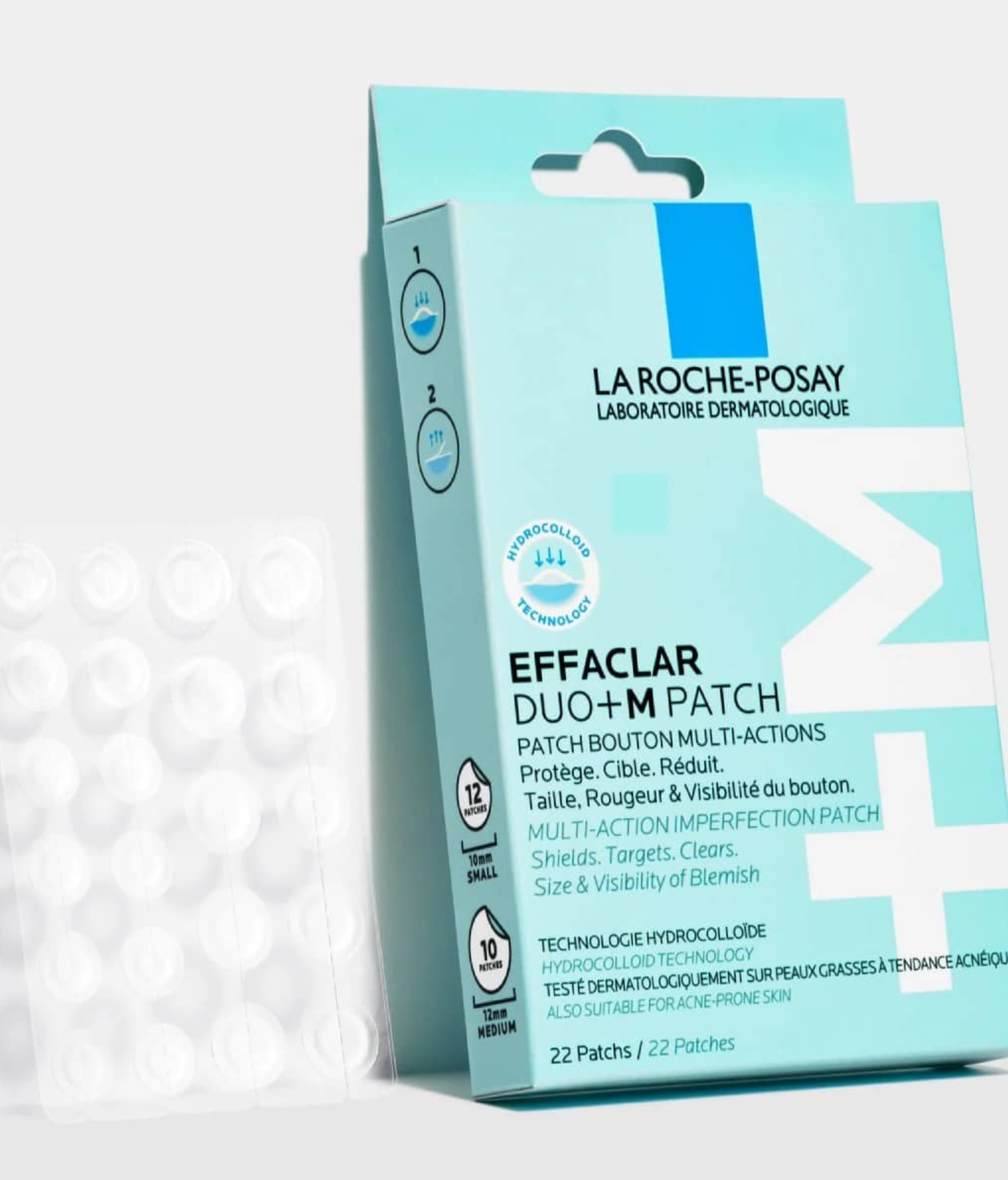 La Roche-Posay Effaclar Duo+M Patch packaging on a white background