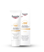 Eucerin Sun Actinic Control MD Fluid SPF100 white background product shot
