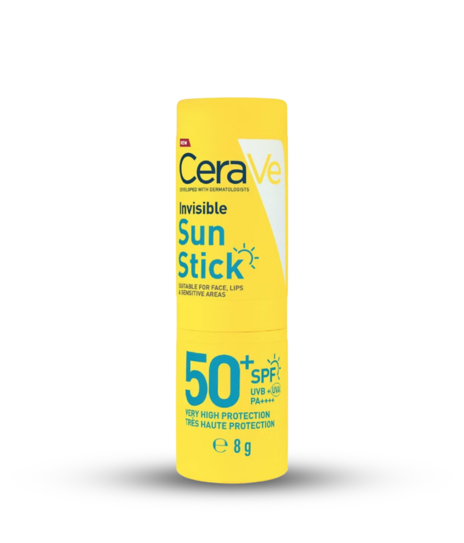 CeraVe Invisible Sun Stick SPF50+ 8g product shot white background