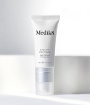 Medik8 EyeLift Peptides skincare gel on a white background