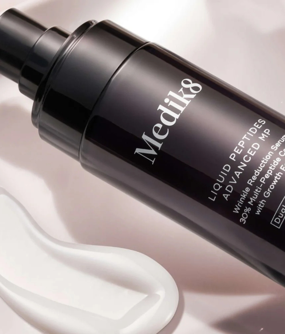 Medik8 Liquid Peptides Advanced MP texture shot and bottle