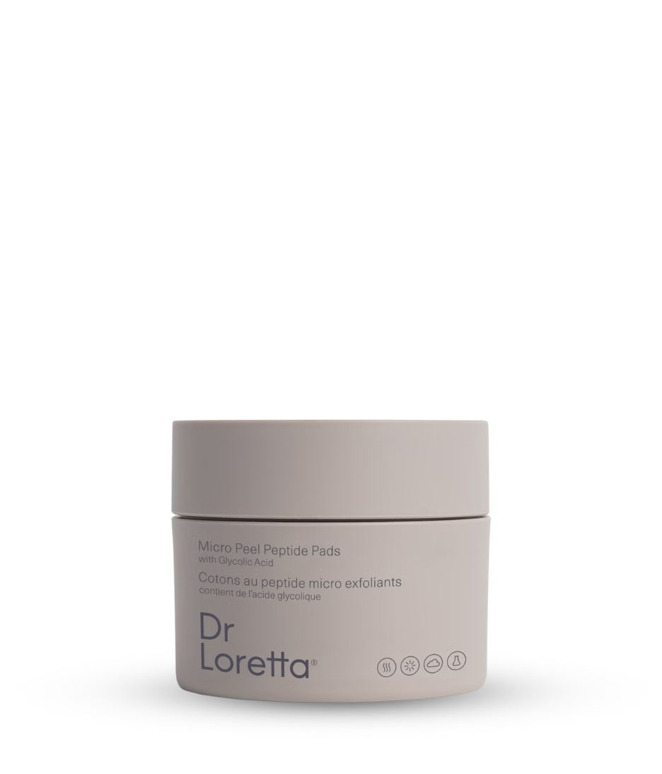 Dr. Loretta Micro Peel Peptide Pads 60 count product shot white background