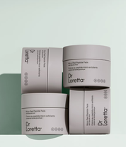 Dr. Loretta Micro Peel Peptide Pads lifestyle image with 4 products
