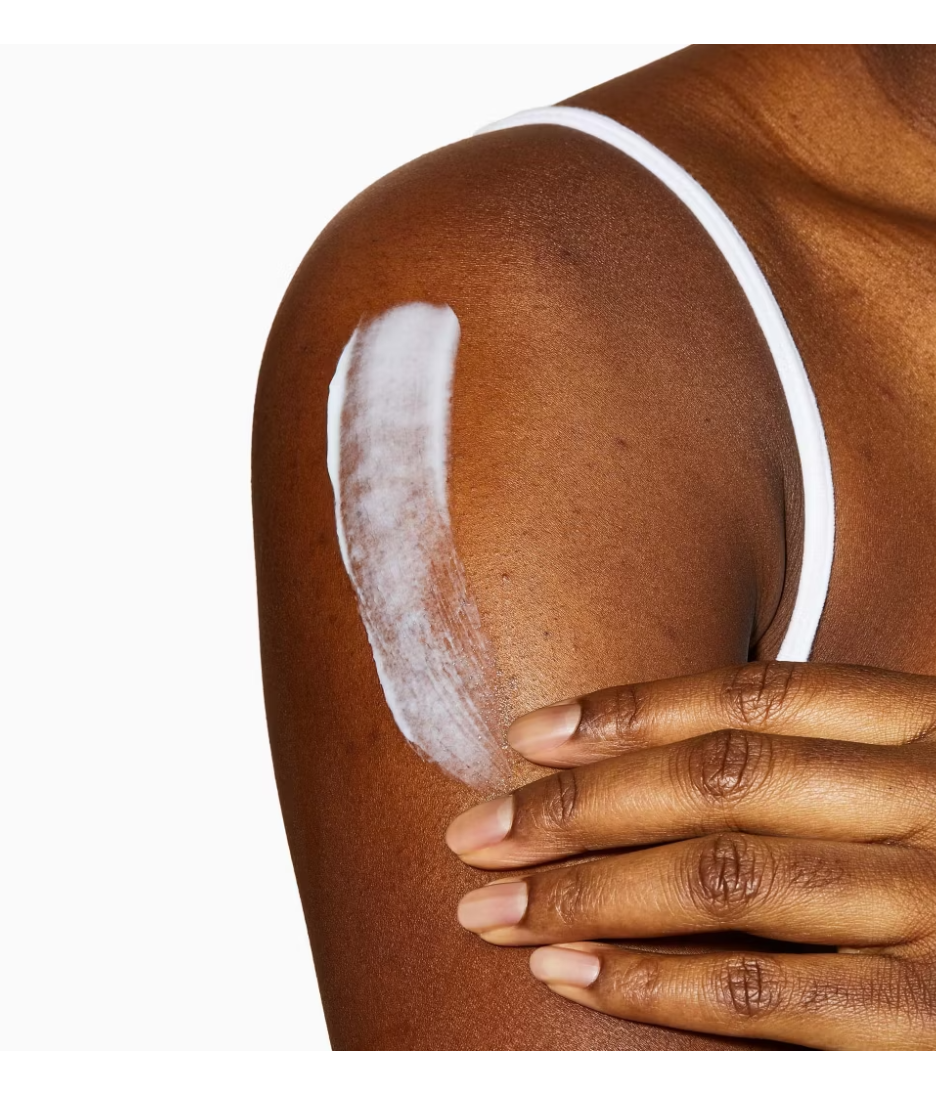 CeraVe Moisturising Cream 340g lifestyle application face and body daily routine
