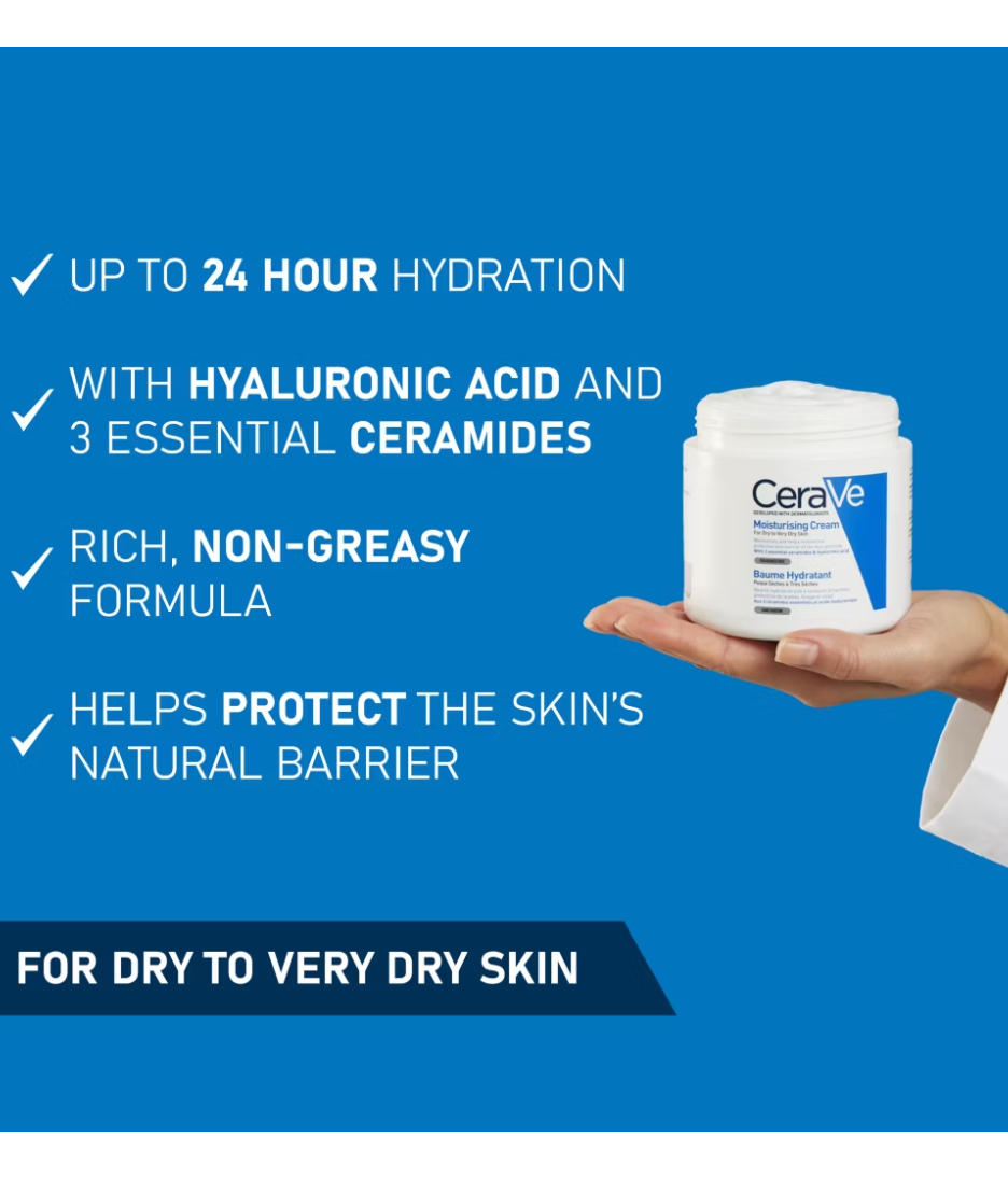 CeraVe Moisturising Cream 340g benefits
