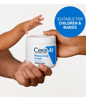 CeraVe Moisturising Cream 340g lifestyle suitable for children and babies
