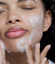 Obagi Foaming Gel person using product