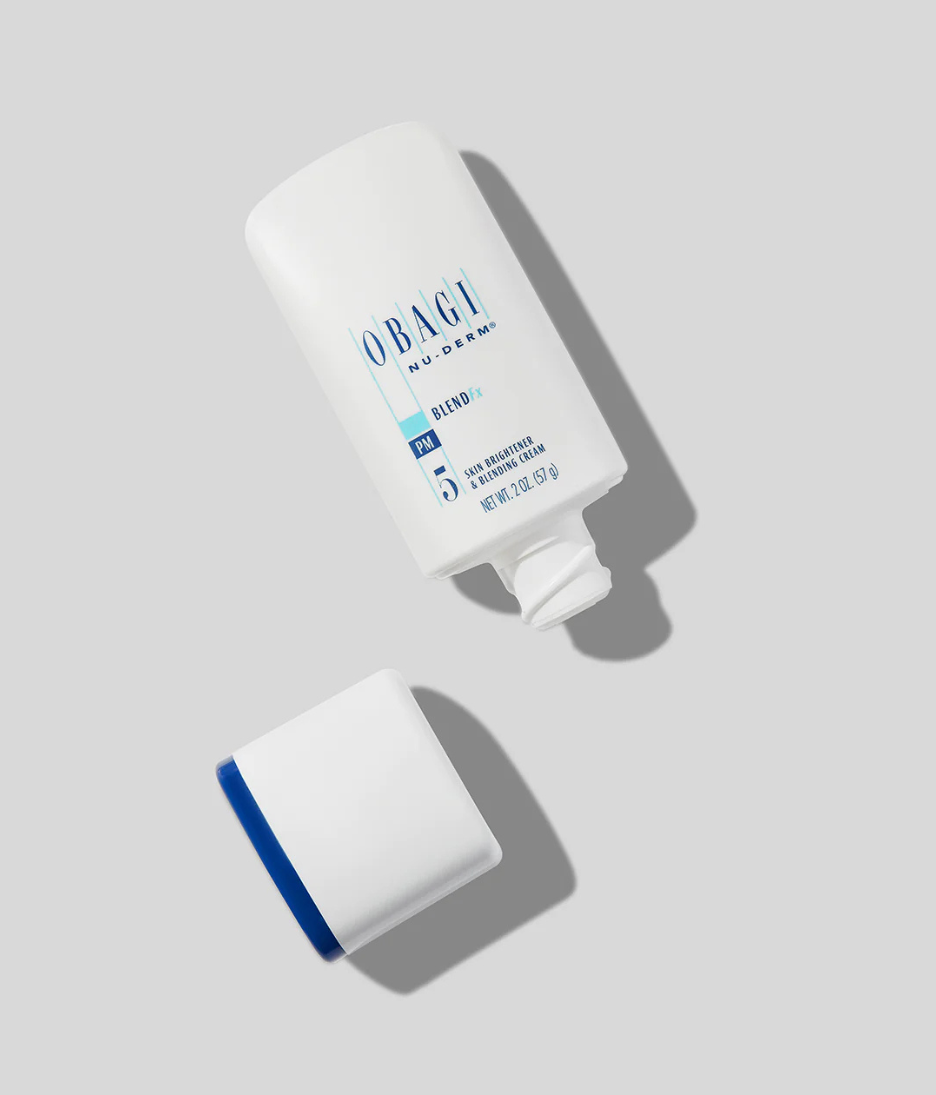 Obagi Nu-Derm Blend FX on a light gray background