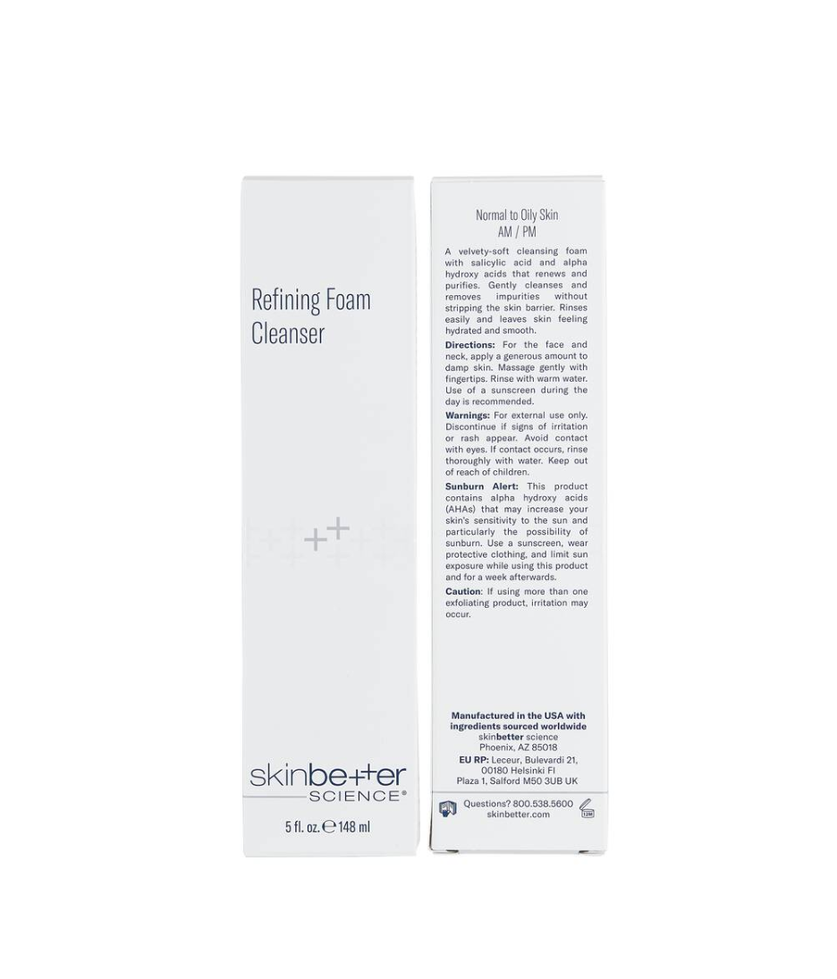 SBS Refining Foaming Cleanser Packaging