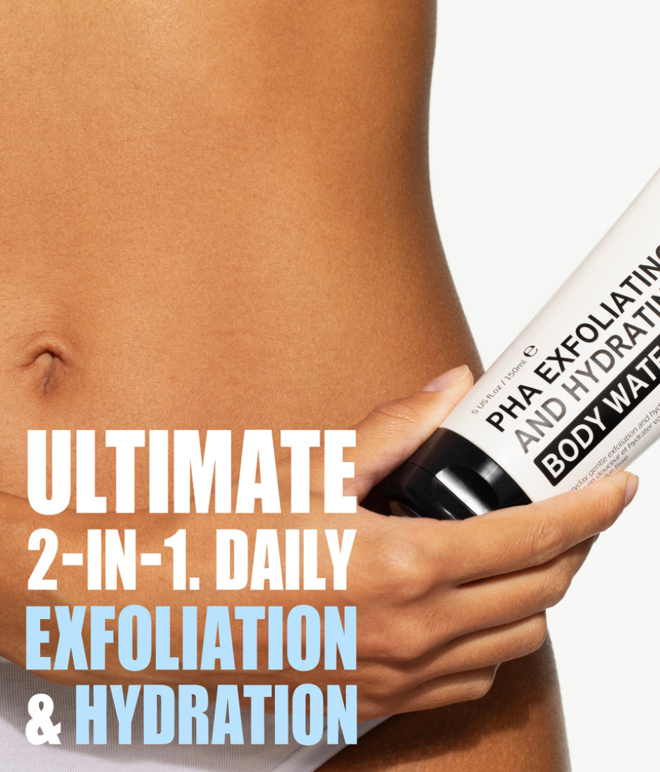 The Inkey List PHA Exfoliating and Hydrating Body water Cream  benefits