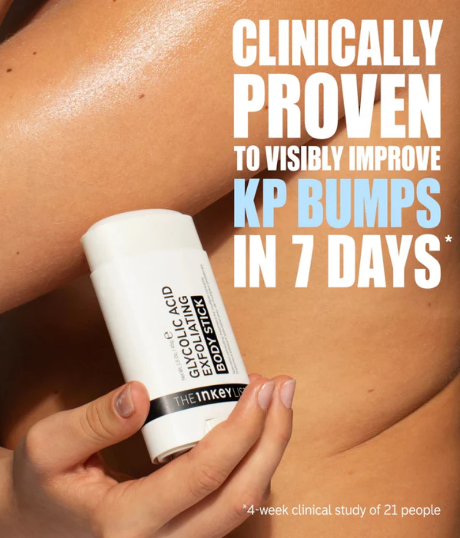 The Inkey List Glycolic Acid Exfoliating Acid Body Stick Benefits - Kerastosis Pilaris

