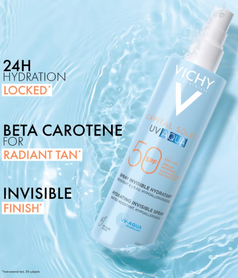 UV Aqua Hydrating Invisible Spray